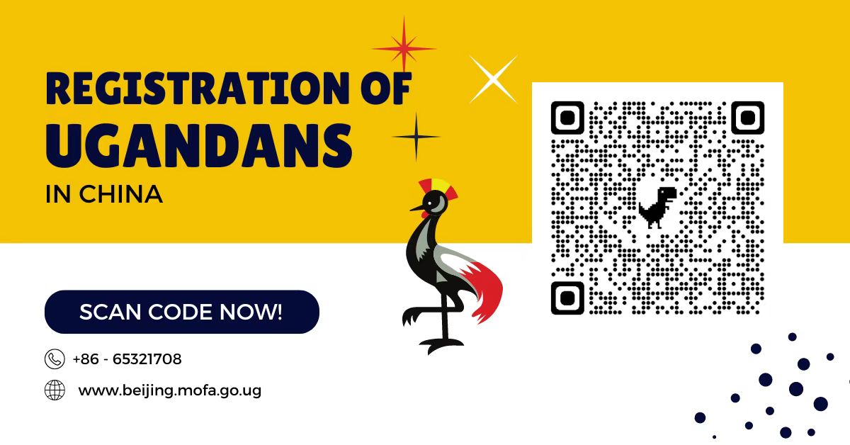 REGISTRATION OF UGANDANS IN CHINA