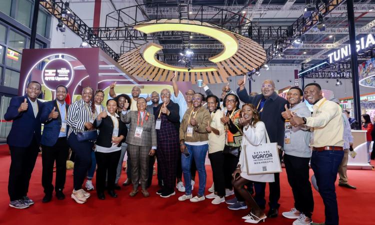 The Uganda Embassy in Beijing participating in the 8th China International Import Expo (CIIE)