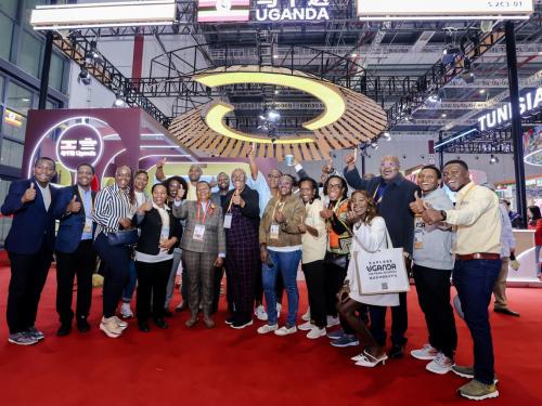 The Uganda Embassy in Beijing participating in the 8th China International Import Expo (CIIE)
